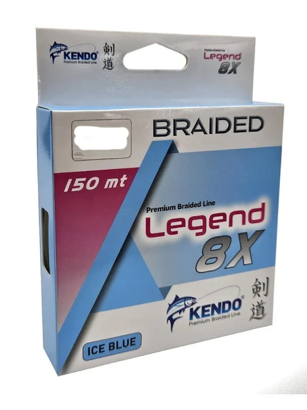 Kendo Legend X8 150M Ice Blue Örgü İp Misina ürün görseli 1