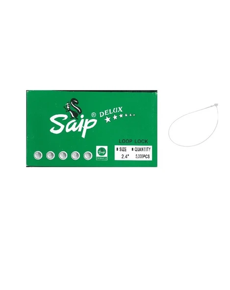 Saip Kılçık Konfeksiyon Geçmeli 9 İnç 5000 Li 24 Cm Şeffaf ürün görseli 1