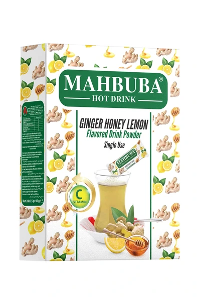 Mahbuba Tek İçimlik Zencefil Bal Limon Aromalı Oralet Çayı 24x1,5gr ürün görseli 1