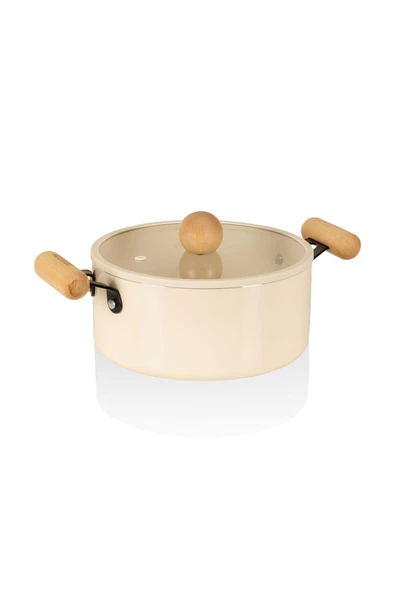 The mia cucina derin tencere 22 cm seramik yemek tenceresi indüksiyonlu ocaklara uyumlu ürün görseli 1