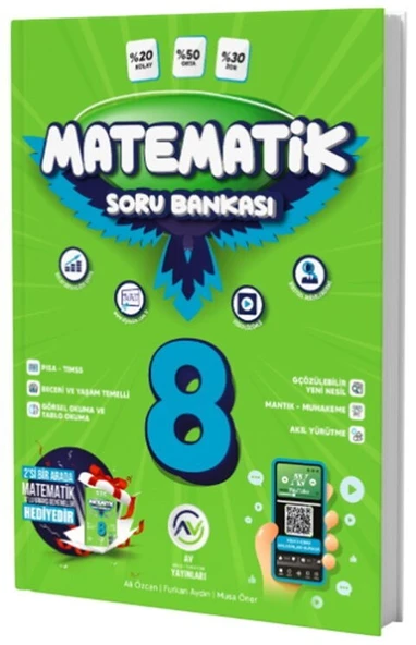 8. Sınıf Matematik Soru Bankası Av Yayınları ürün görseli 1