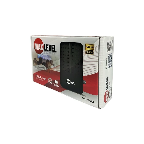 Max Level MR360 Full Hd 1080P Digital Uydu Alıcısı 2 USB + HDMI Giriş ürün görseli 1