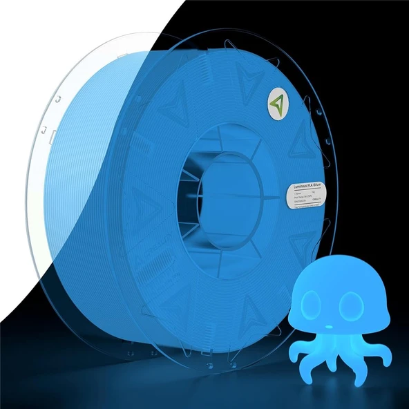 Creality Hyper Luminous Mavi Pla Filament (1.75mm, 1kg) ürün görseli 1