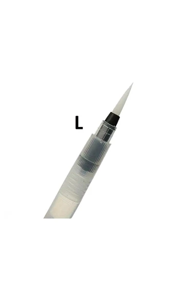 Fırça Uçlu, Brush Pen, Suluboya Fırçaları, Su Ve Mürekkep Hazneli Fırça Kalem-L Beden ürün görseli 1