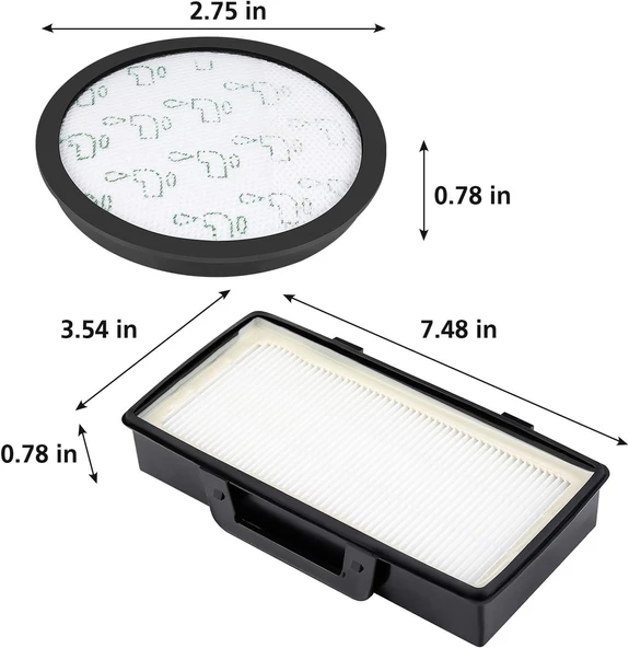srfn ticaret Tefal Silence Force Cyclonic TW7640--TW7647EA-TW7647 EA-TW7647  Uyumlu Hepa Filtre ürün görseli 1