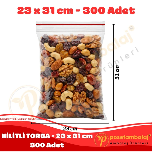 23x31 cm. Kilitli Torba (300 Adet) ürün görseli 1