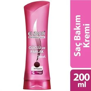 Elidor Güçlü ve Parlak Bakım Saç Kremi 200 ml ürün görseli 1