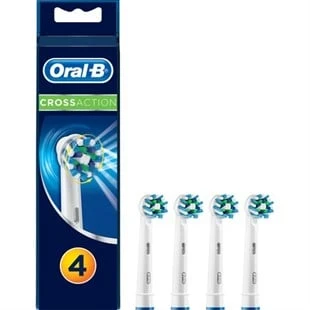Oral-B Cross Action Şarjlı Diş Fırçası Yedek Başlık 4'lü ürün görseli 1