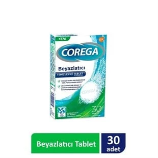 Corega Temizleyici Beyazlatıcı 30 Tablet ürün görseli 1