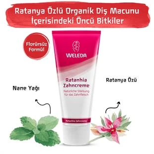 Weleda Ratanhia Özlü Doğal Diş Macunu 75 ml ürün görseli 1