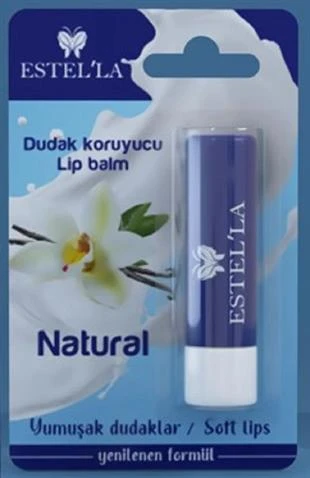 Estel'la Yetişkin Naturel Dudak Koruyucu Lip Balm ürün görseli 1