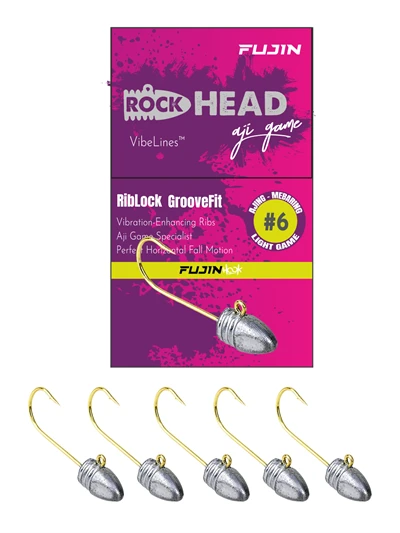 Fujin Rock-Head Aji Game 6 no İğneli Jig Head  2.5gr ürün görseli 1