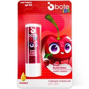 Bote Kids Lip Balm Kiraz Spf 20 Soft Lips ürün görseli 1