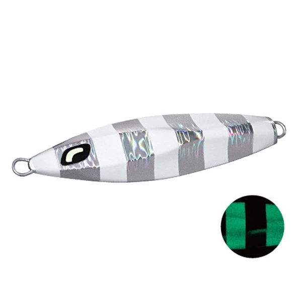 Shimano Ocea Butterfly Wing 10.5cm 135g Metal Jig Yem  25T Zebra Glow ürün görseli 1