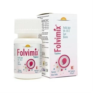 Folvimix Folik Asit 60 Tablet ürün görseli 1