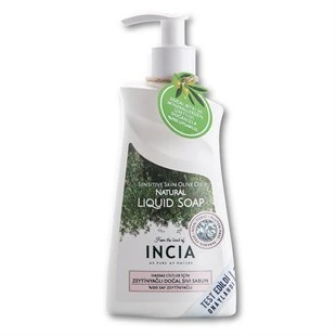 Incia Hassas Ciltler için Zeytinyağlı Doğal Sıvı Sabun 250 ml ürün görseli 1
