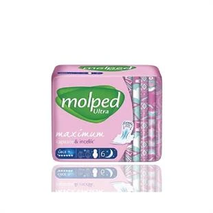 Molped Ultra Gece Kuruluk Kadın Pedi 6'lı ürün görseli 1