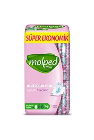 Molped Ultra Kuruluk Normal Hijyenik Ped 24'lü ürün görseli 1