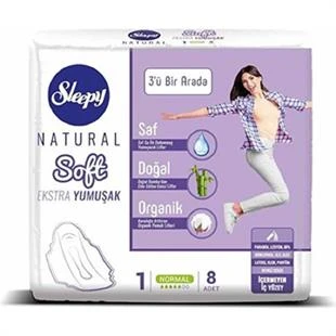Sleepy Natural Soft Hijyenik Ped 8'li ürün görseli 1