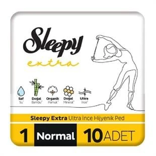 Sleepy Extra Hijyenik Ped Normal 10'lu ürün görseli 1