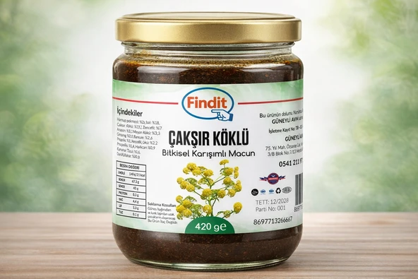 Findit Çakşır Köklü Bitkisel Karışımlı Macun, Doğal Kök Özlü, Geleneksel Formül 420 gr ürün görseli 1