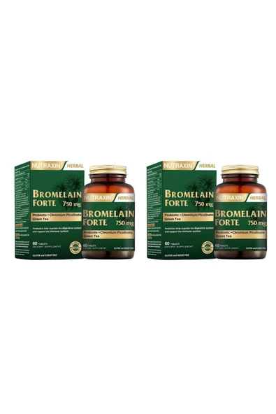 Bromelain Forte 60 Kapsül | 2 KUTULU SET ürün görseli 1