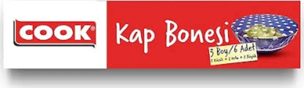 Cook Kap Bonesi 3 Boy 6 Adet ürün görseli 1