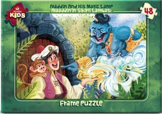 PUZZLE 48PARÇA ALAADDİN'İN SİHİRLİ LAMBASI ürün görseli 1
