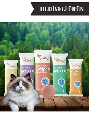 5'li Malt Destekli Kedi Lolipop'u Oyuncak Hediyeli Kedi Ödülü Kedi Vitamini ürün görseli 1