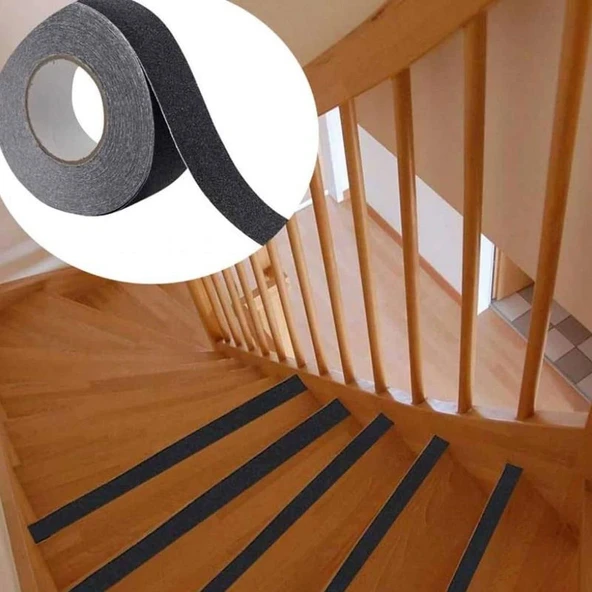 Kaydırmaz Bant 2,5cmx5metre Merdiven Bandı 25mm Zemin Kaydırmaz Bant ürün görseli 1