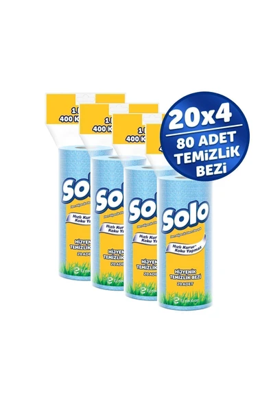 Solo Hijyenik Temizlik Bezi 4'lü ürün görseli 1