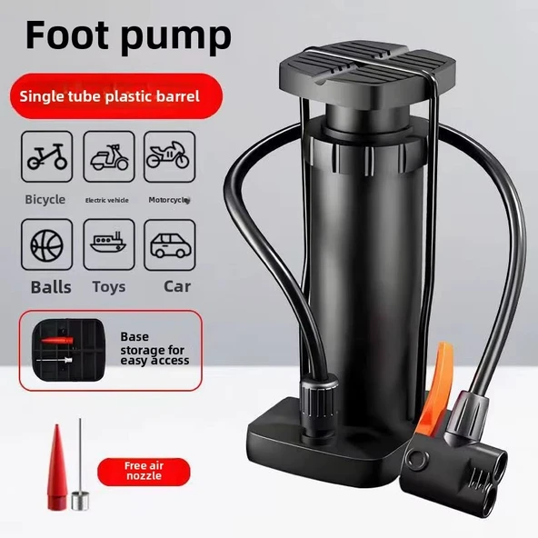 Mini Yüksek Basınçlı Ayak Pompası El Pompası Bisiklet Pompası Top Pompası ürün görseli 1
