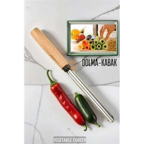 Oyacak - Dolmalık Kabak ve Biber Patlıcan Oyacağı 304 Paslanmaz Çelik ürün görseli 1
