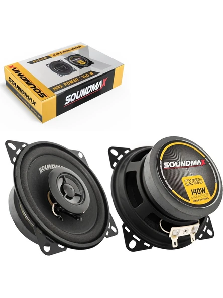 Soundmax Cx-420-140w Max Power-tweeterlı 10 Cm Kapı Hoparlörü-2 Adet ürün görseli 1