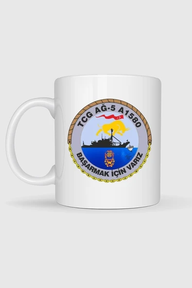 Tcg Ağ-5 A1580 Tasarımlı Kupa Bardak - Resim 2