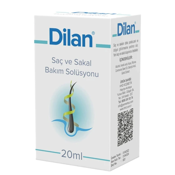 Dilan Saç Kıran Sakal Kıran Saç Besleyici Solüsyon 20 ml ürün görseli 1