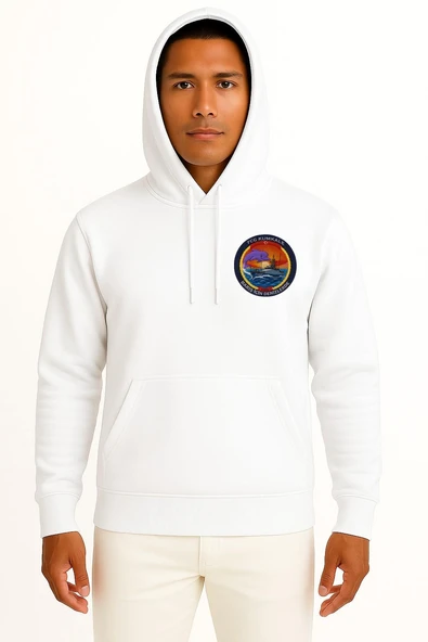 Kapüşonlu Tcg Kumkale P1203 Tuzla Sınıf Cep ve Sırt Tasarımlı Unisex Sweatshirt ürün görseli 1