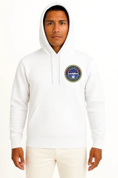 Kapüşonlu Tcg Savarona Cep ve Sırt Tasarımlı Unisex Sweatshirt ürün görseli 1