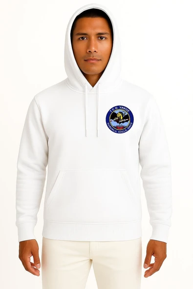 Kapüşonlu Tcg Yavuz F-240 Cep ve Sırt Tasarımlı Unisex Sweatshirt ürün görseli 1