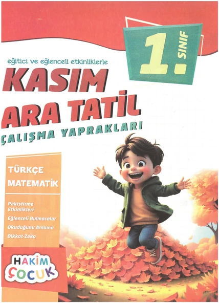 1.Sınıf Maarif Model Eğitici ve Eğlenceli Etkinliklerle Kasım Ara Tatil Çalışma Yaprakları ürün görseli 1