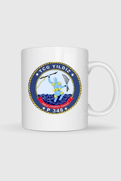 Tcg Yıldız P348 Tasarımlı Kupa Bardak ürün görseli 1