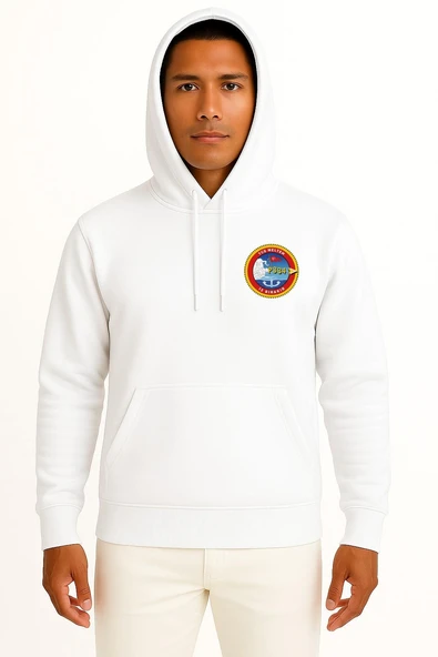 Kapüşonlu P334 Tcg Meltem Hücumbot Cep ve Sırt Tasarımlı Unisex Sweatshirt ürün görseli 1