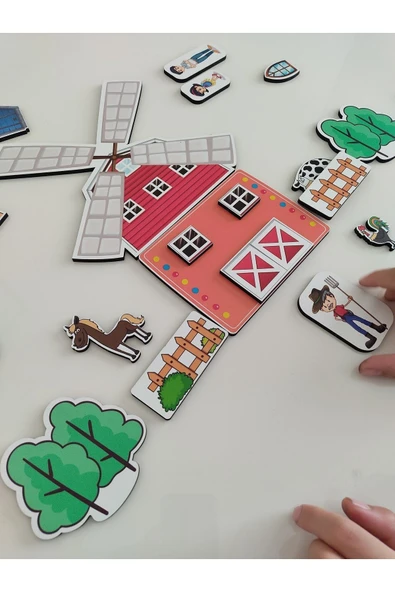 35 Parça Ahşap Hayal Dünyam Puzzle - Resim 2