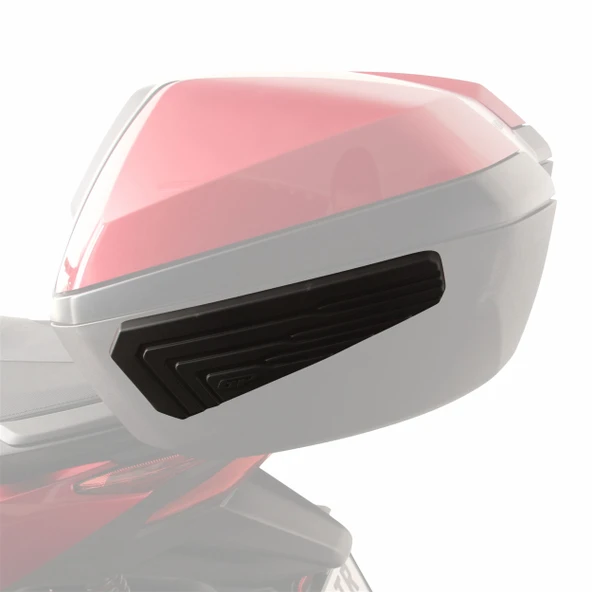 GP Kompozit Honda Forza 250 (NSS250) Uyumlu Motosiklet Çanta Koruma Pedi Siyah ürün görseli 1