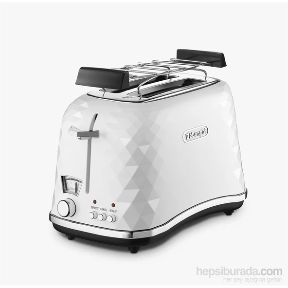 DeLonghi Brillante CTJ 2103.W Ekmek Kızartma Makinesi-Beyaz ürün görseli 1