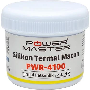 SİLİCON GRES 100 gr   ISI İLETİCİ  TERMAL MACUN PWR-4100 ürün görseli 1