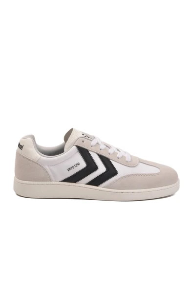 Beyaz Süet Detaylı Unisex Sneaker - Resim 2