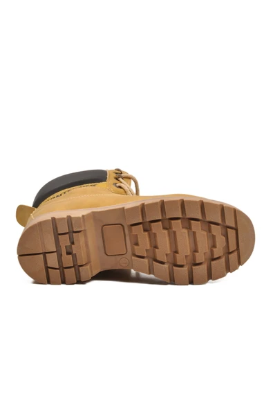 Camel Nubuk Unisex Worker Bot - Resim 5