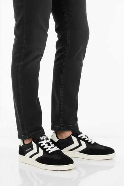 Siyah Süet Detaylı Unisex Sneaker ürün görseli 1