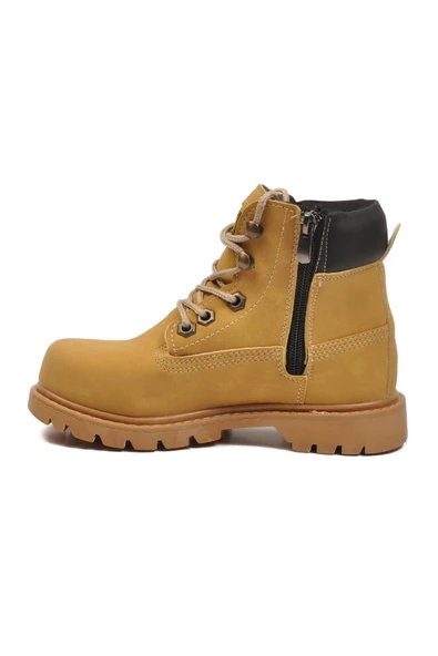Camel Nubuk Erkek Çocuk Worker Bot - Resim 4
